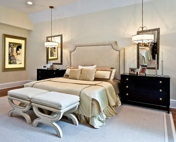 Master Bedroom interior design Old Westbury LI NY 2 After photo