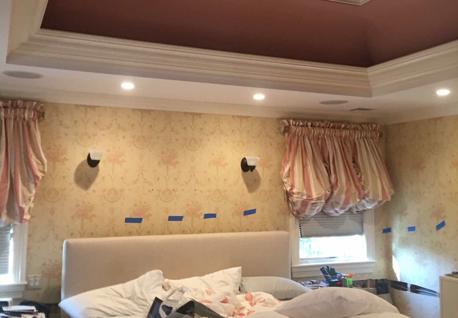 Kings Point NY primary bedroom interior design before renovation