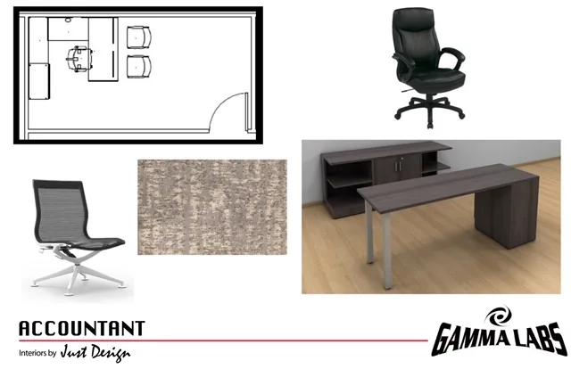 Account office interior design