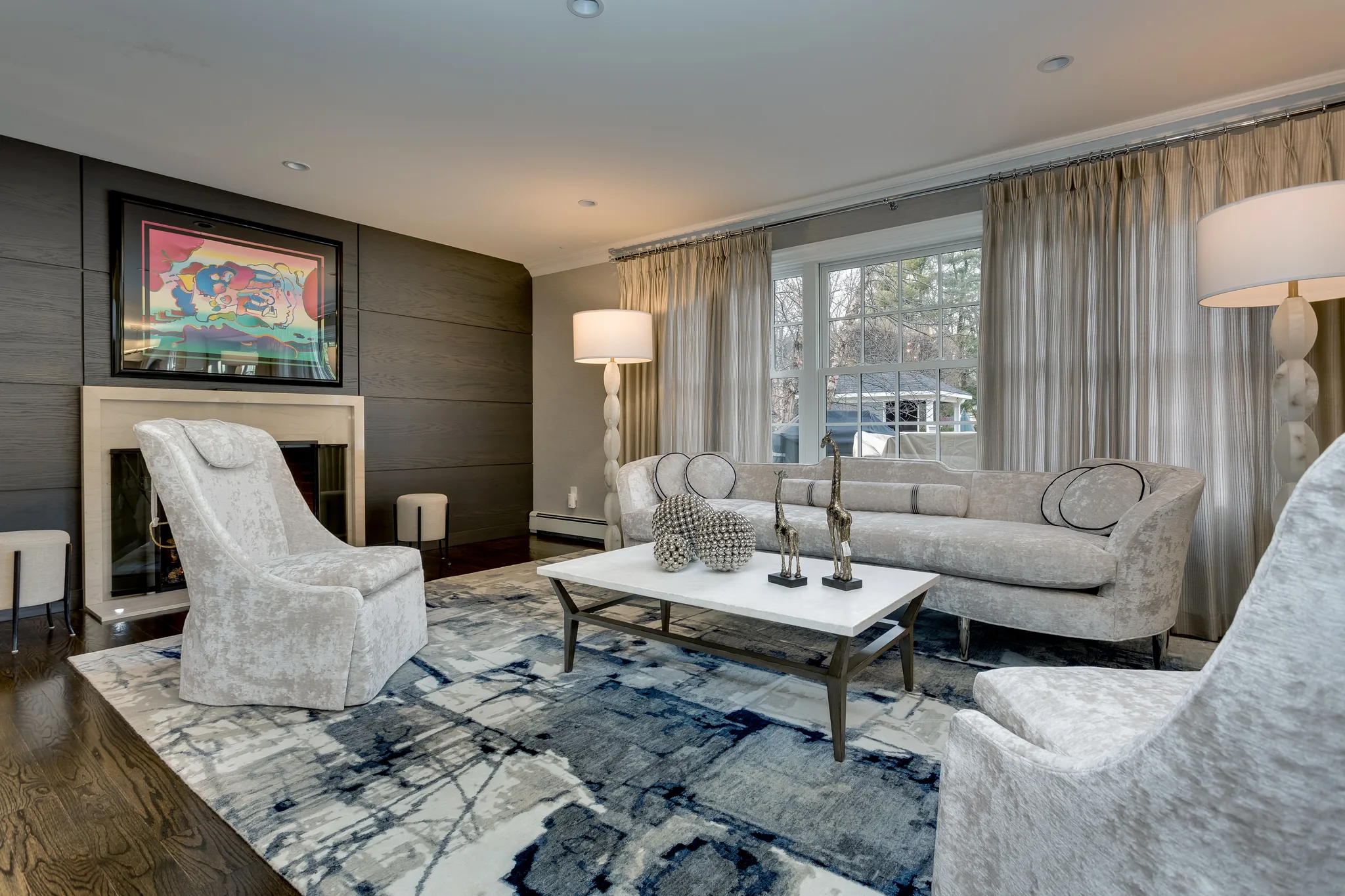 Living rooms and family rooms are the heart of the home. Robyn designs spaces that are stylish yet livable — warm, layered interiors that work beautifully for everyday life and entertaining alike.